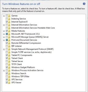 windows telnet server configuration