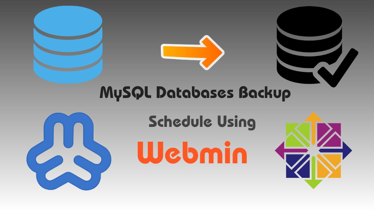 How To Backup MySQL Database Using Webmin