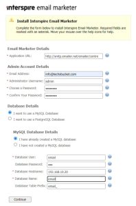 interspire email marketer reset admin password