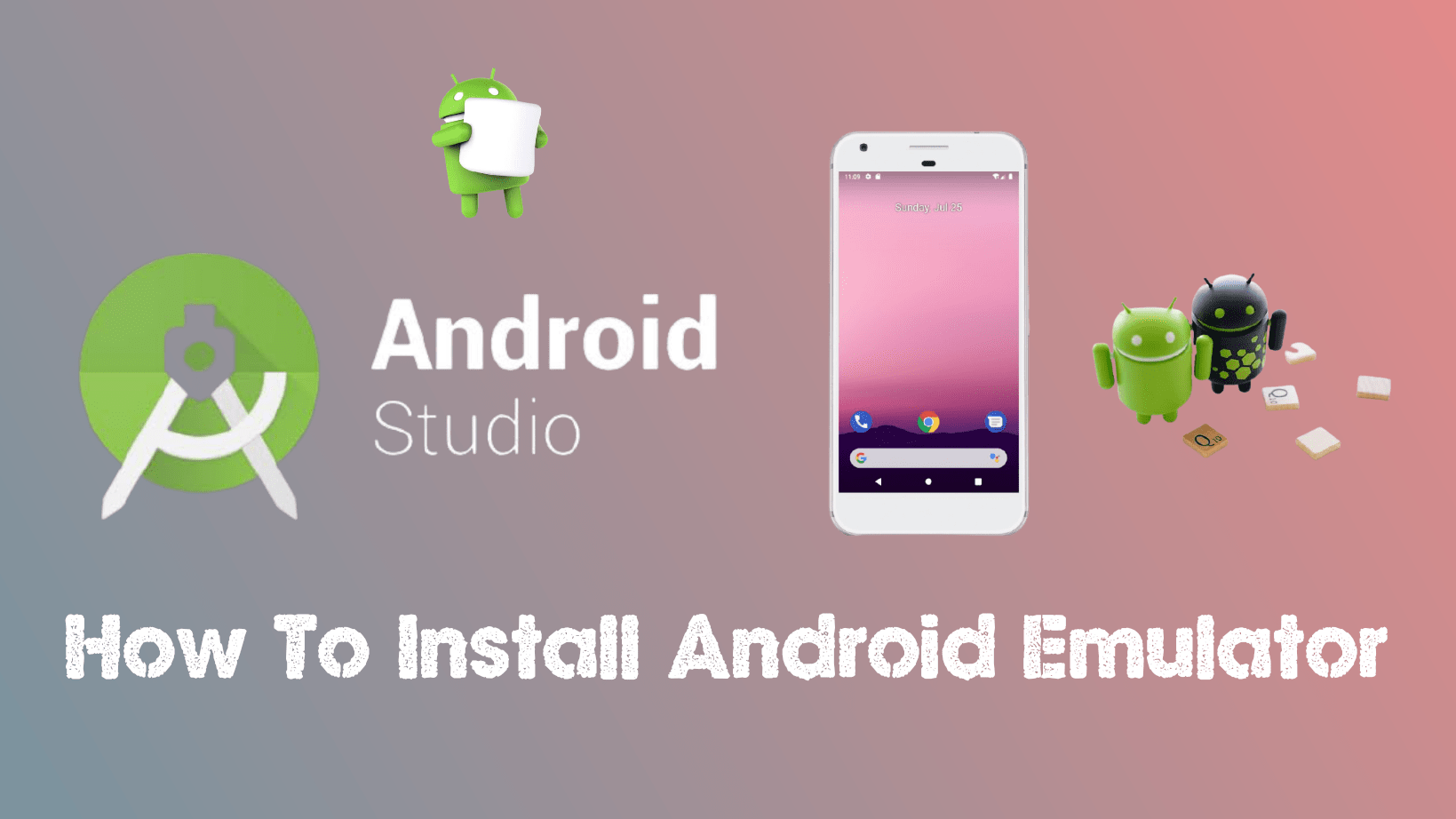 Install SDK Manager and Android Emulator On Android Studio