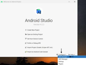 download android studio sdk manager