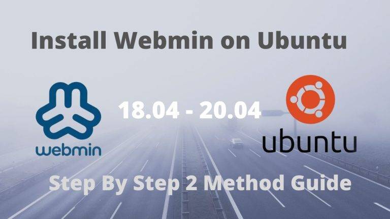 Install Webmin Ubuntu