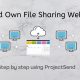 Build Own File Sharing Website