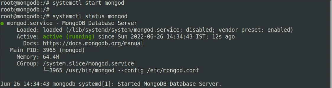 install mongodb-5