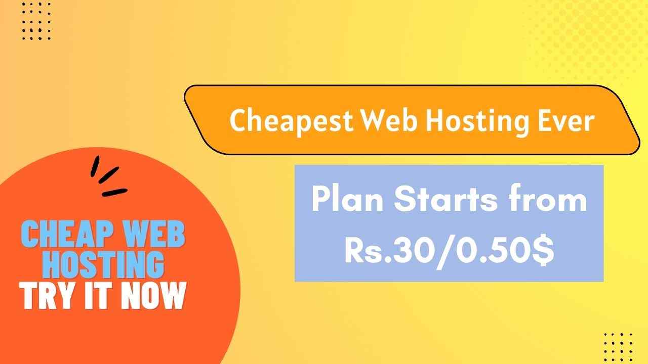 Cheapest Web Hosting Ever