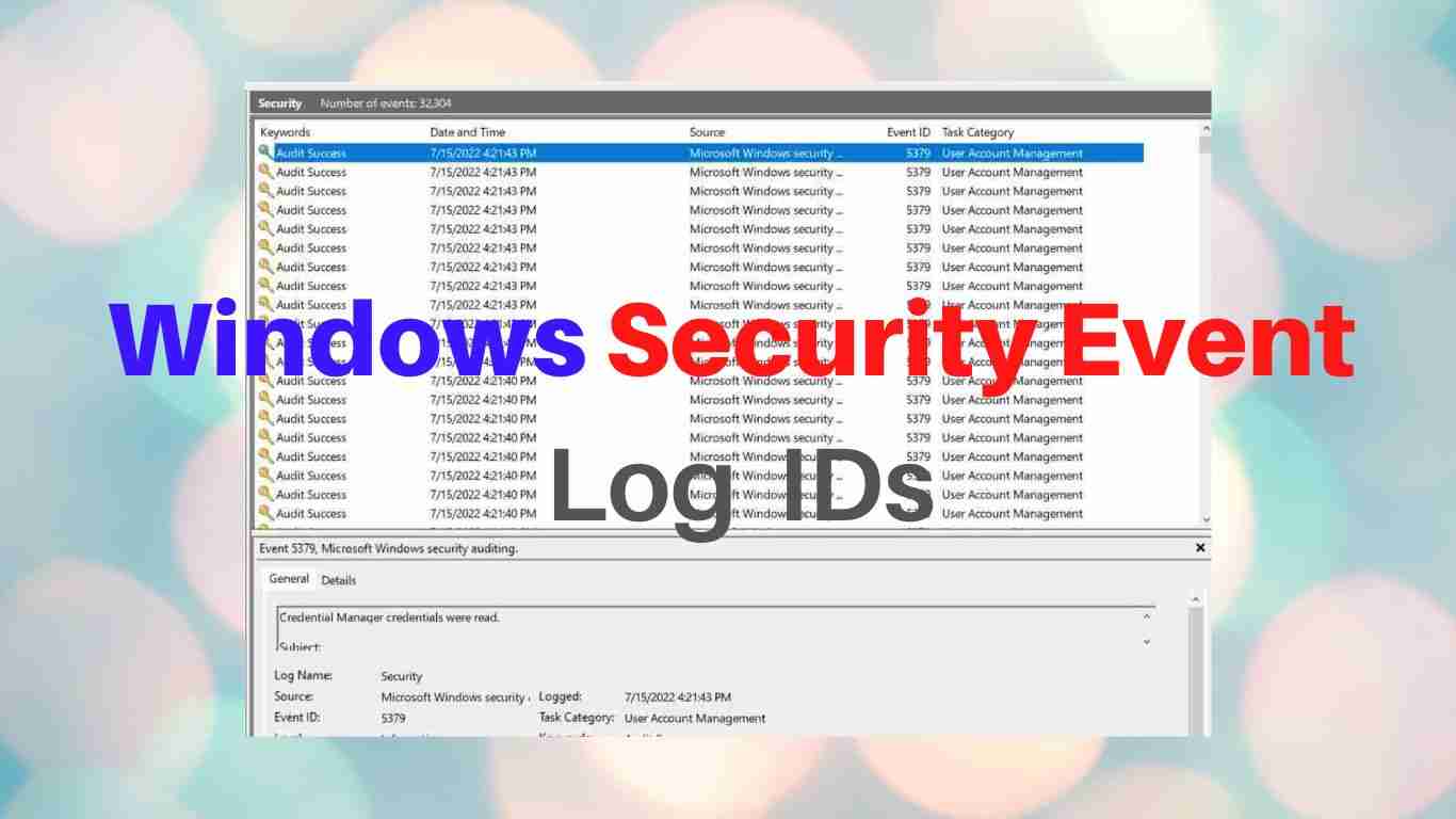 Windows Security Event Log