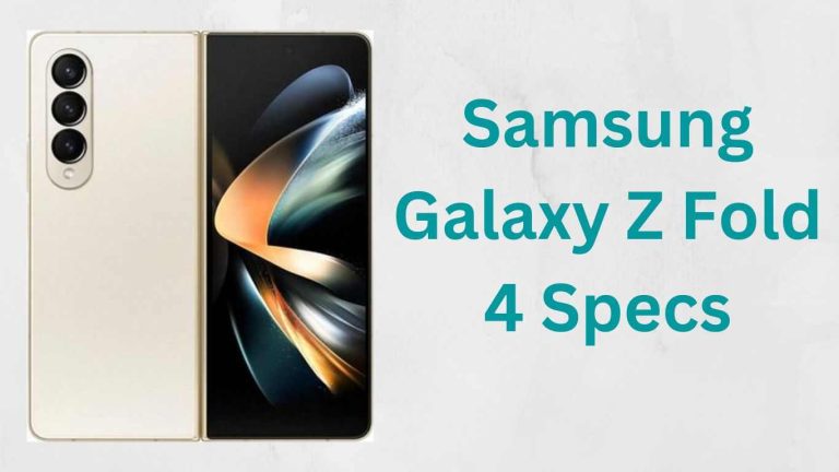 Samsung Galaxy Z Fold 4 Specs