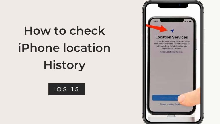 How to check iPhone location History - iOS 15