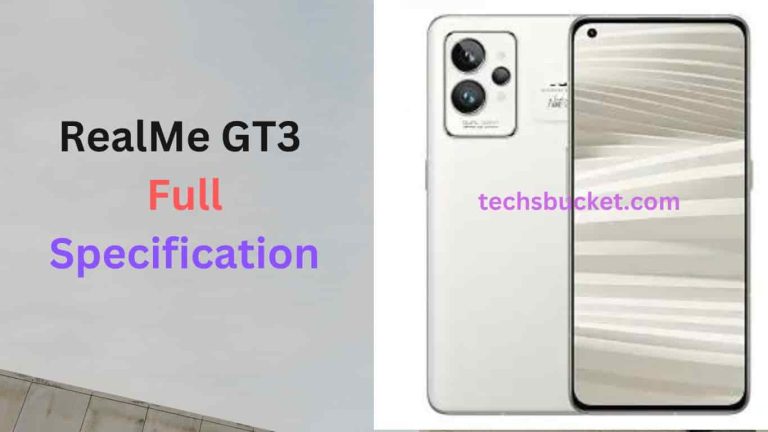 RealMe GT3 Specification