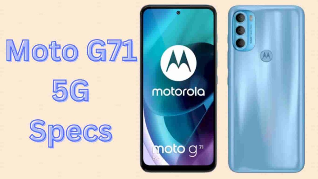 Moto G71 5G