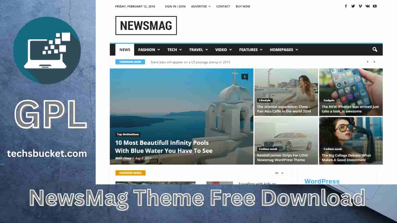 newsmag theme
