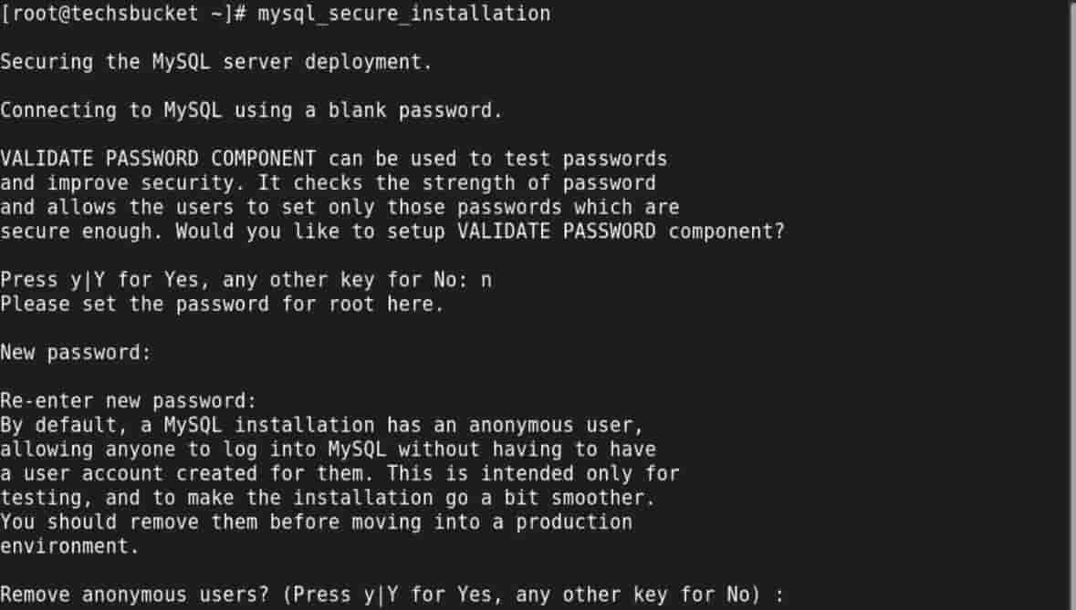 mysql_secure_installation