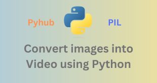 Convert images into Video using Python