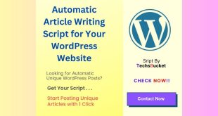 Automatic Article Writing Script
