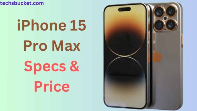 iPhone 15 Pro Max Specs & Price