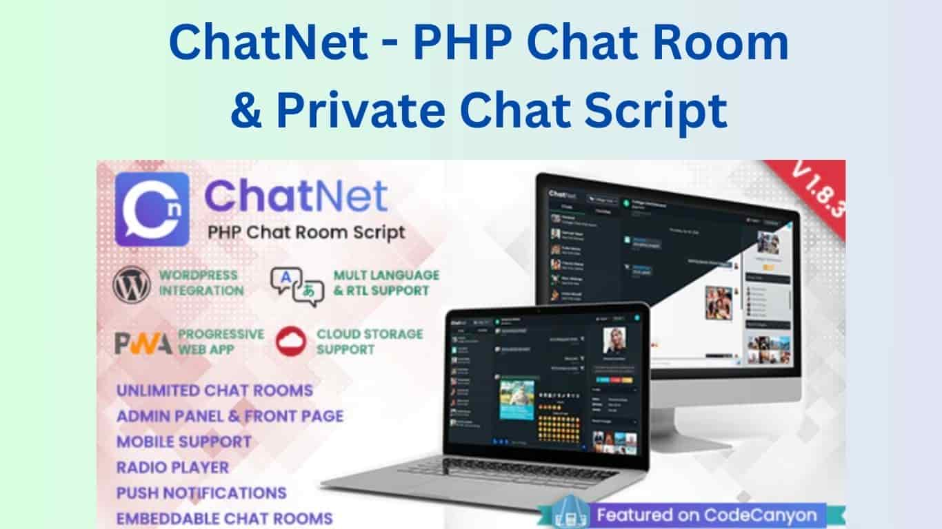 ChatNet – PHP Chat Room & Private Chat Script [On-Codes] Nulled