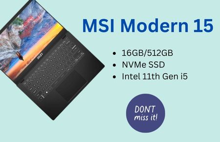 Best Budget Laptop MSI Modern 15 : A Blend of Performance