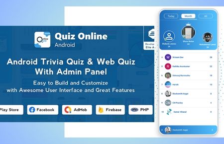 Quiz Online | Trivia Quiz | Android Quiz Game + Admin Panel v7.1.5 Nulled