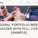 Personal Portfolio Website Builder with Full Code Examples