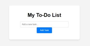 to-do list application