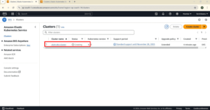 validate the EKS cluster