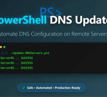 PowerShell Script to Update DNS On Remote Servers