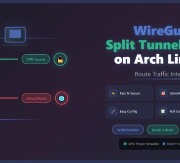 Configure WireGuard VPN Split Tunneling on Arch Linux