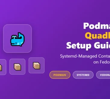 Set Up Podman Quadlet for Systemd-Managed Containers on Fedora 39